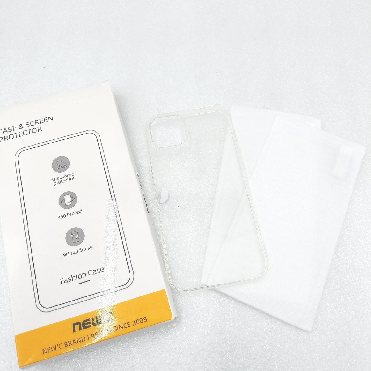 NEW'C für iPhone 13 Hülle Case + 2X Panzerglas Schutzfolie