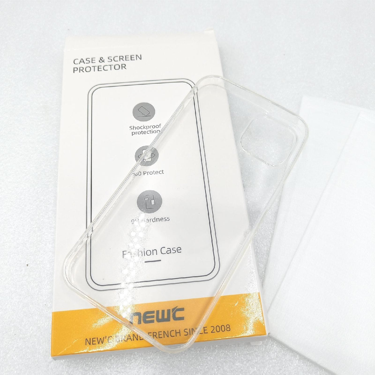NEW'C für iPhone 13 Hülle Case + 2X Panzerglas Schutzfolie
