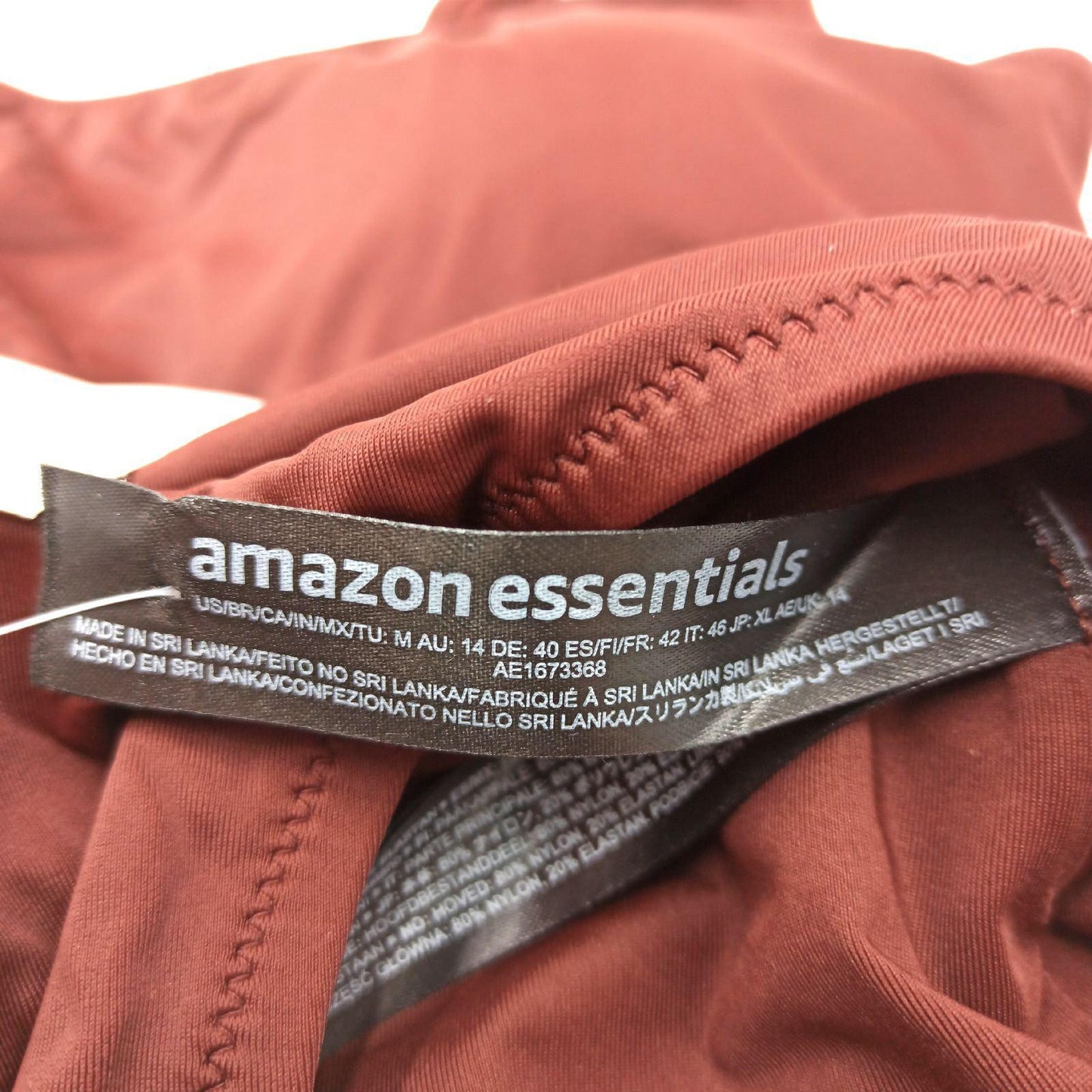 Amazon Essentials Badeanzug Damen Bademode Badeanzug Bedeckend Rundhalsauss