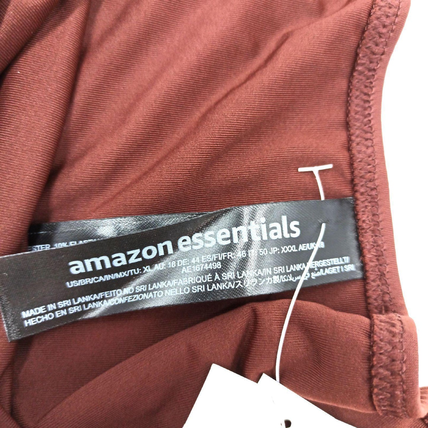 Amazon Essentials Damen Bikini Unterteil Tiefbraun Größe 44 Schwimmen Sommer Mode trendy