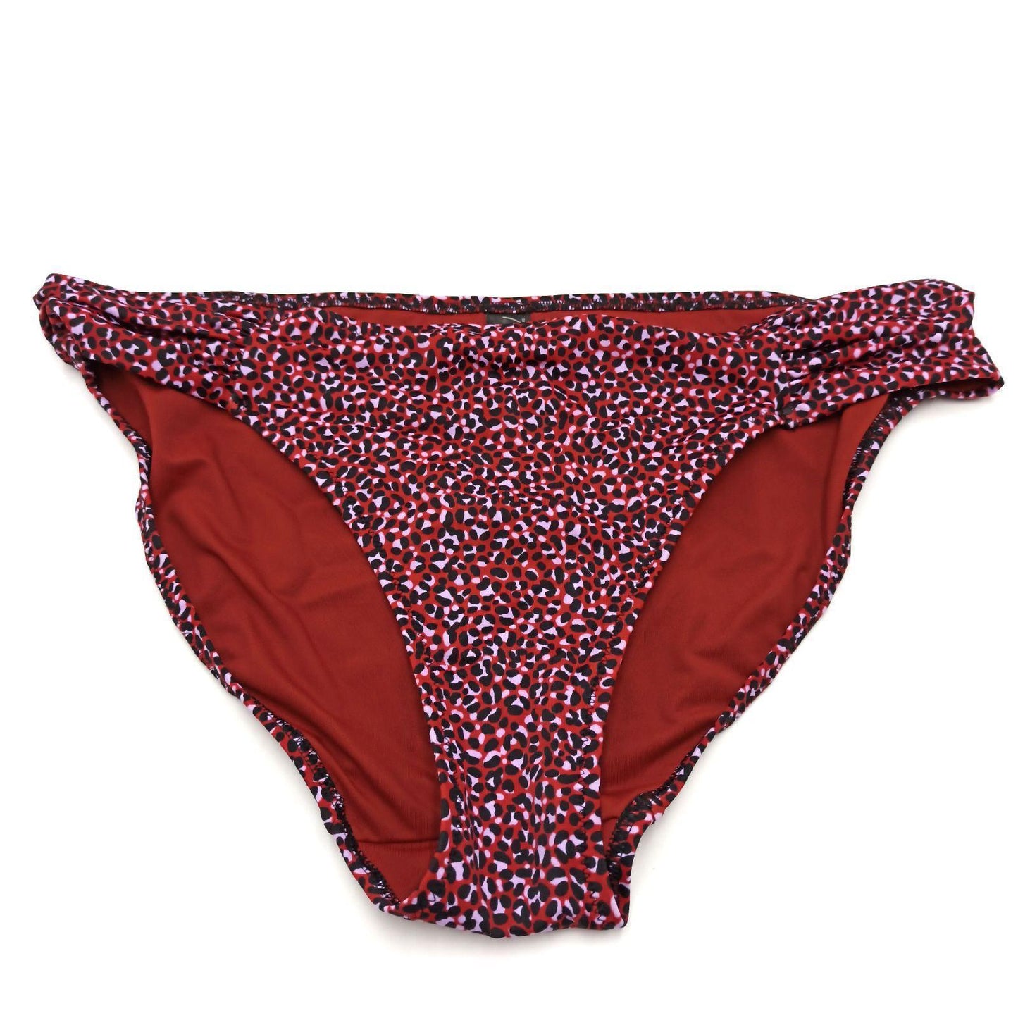 Amazon Essentials Bikini Unterteil Bademode Ziegelrot Leopardenmuster Damen Strandmode Sommertr