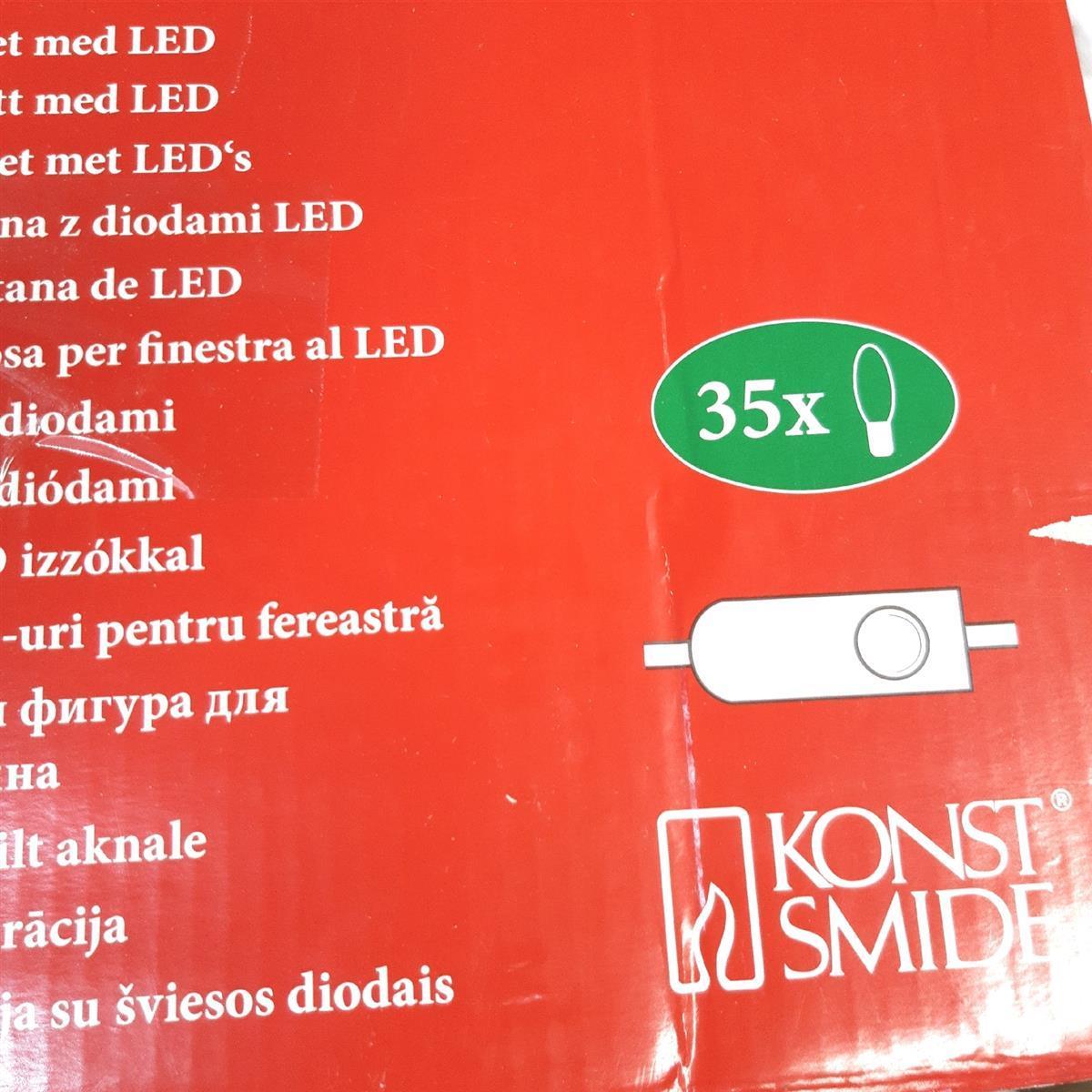 Konstsmide Fenstersilhouette Beleuchtung Dekoration Komet warmweiß 230V LED