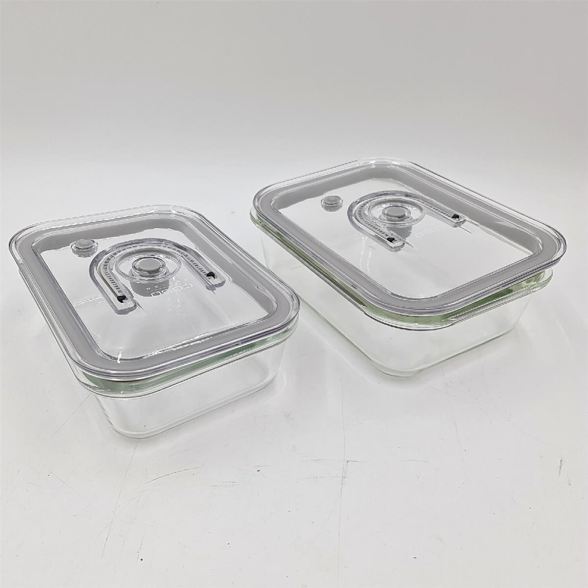 Caso Vakuumbehälter Aufbewahrung Haushaltswaren Vacuboxx Set Eckig