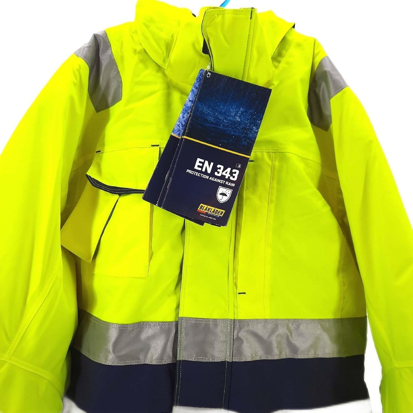 Blaklader 447219873389XXXL Damen Winterparka, High Vis Gelb/Marineblau, Größe XXXL