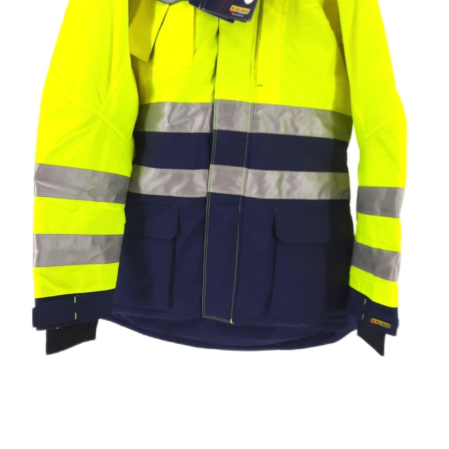 Blaklader 447219873389XXXL Damen Winterparka, High Vis Gelb/Marineblau, Größe XXXL