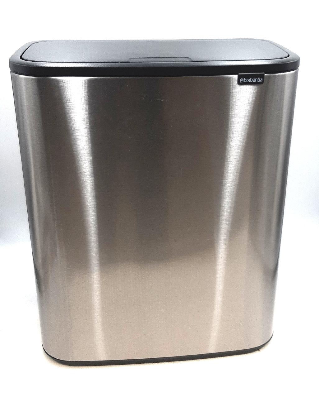 Brabantia Müllcontainer Haushalt Abfalleimer Bo Touch Bin Hi Matt Steel 60L Hygiene