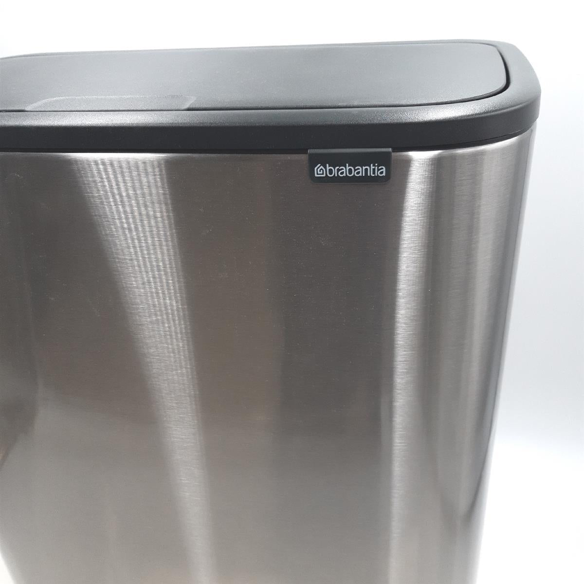 Brabantia Müllcontainer Haushalt Abfalleimer Bo Touch Bin Hi Matt Steel 60L Hygiene