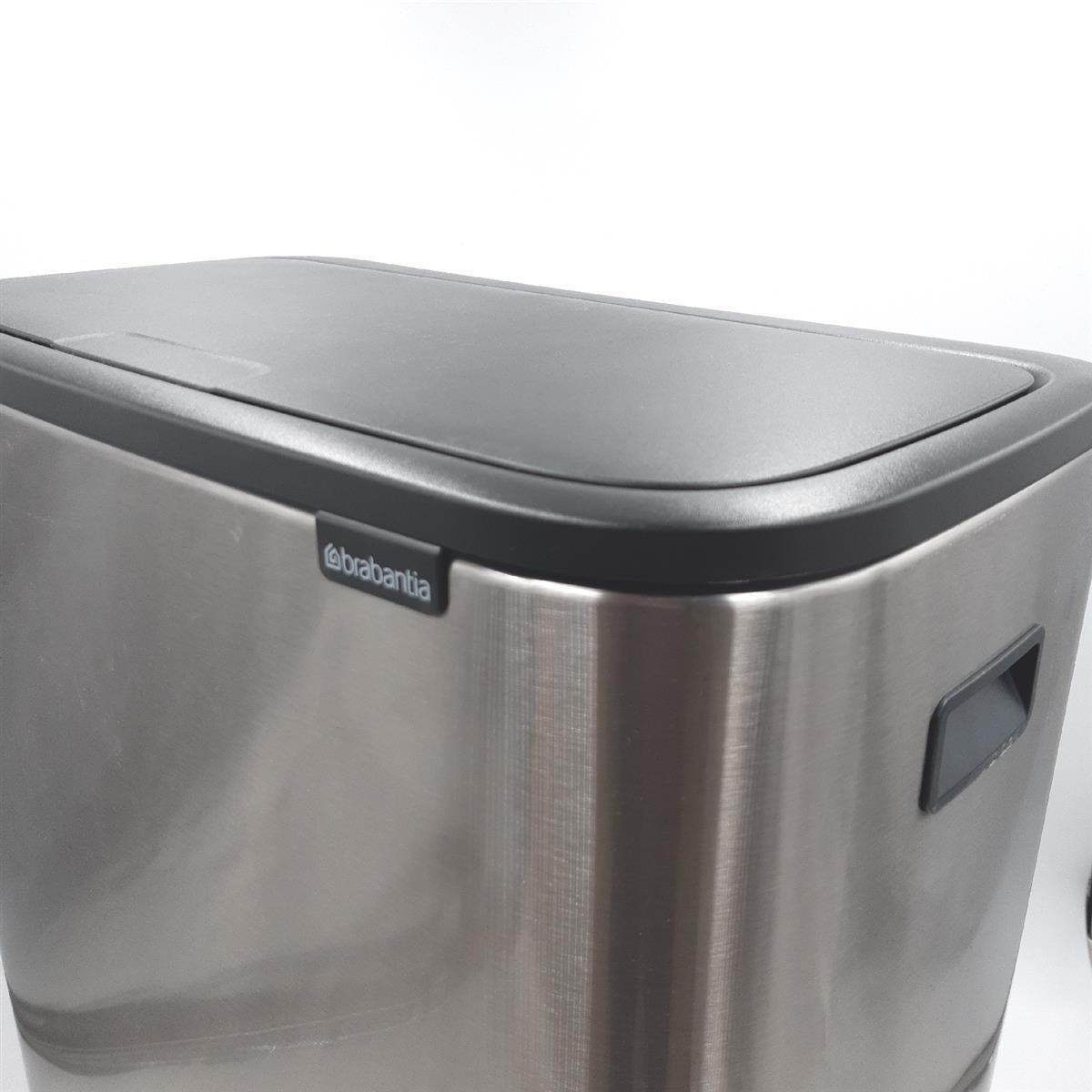 Brabantia Müllcontainer Haushalt Abfalleimer Bo Touch Bin Hi Matt Steel 60L Hygiene