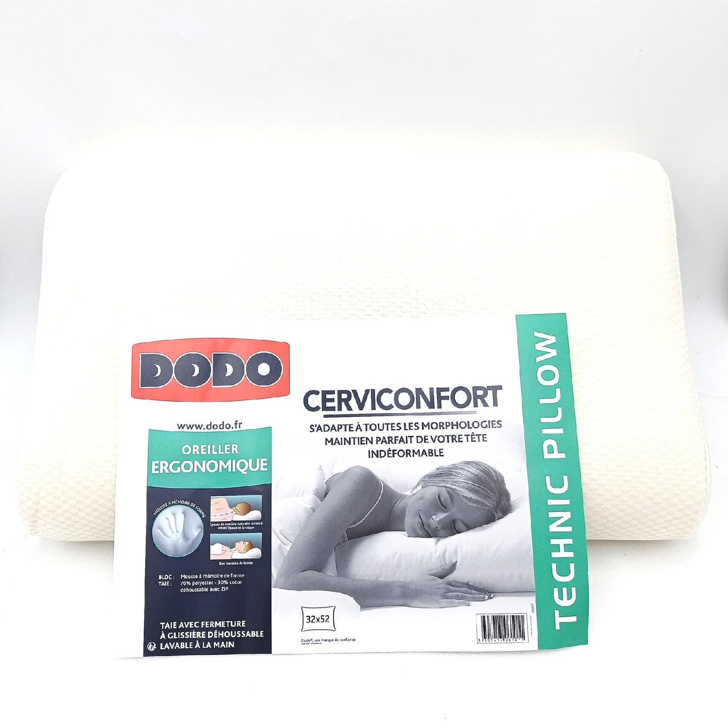 DODO Kissen Heimtextilien 70610 Ergonomisch Komfort Unterstützend 32 x