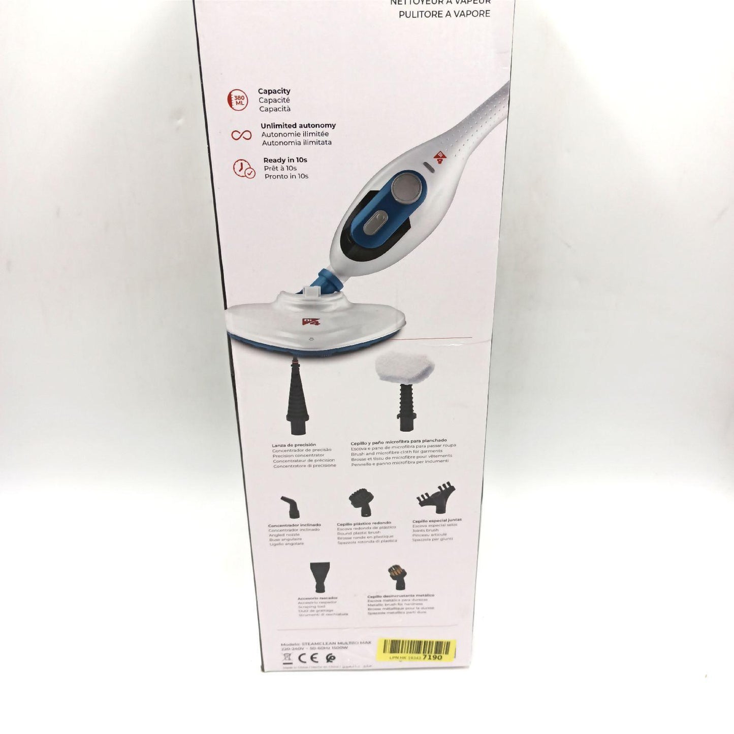 Di4 Dampfreiniger Steamclean Handgerät 1500W Multifunktion Haushalt Power Effektiv