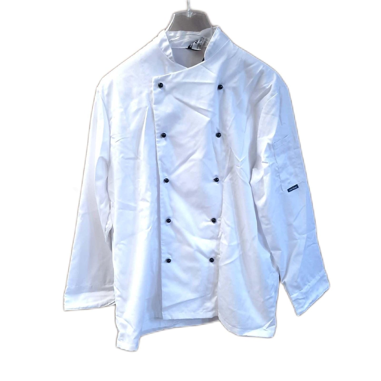 PORTWEST C834 - Somerset Kochjacke, 1 Stück, M, Weiss, C834WHRM