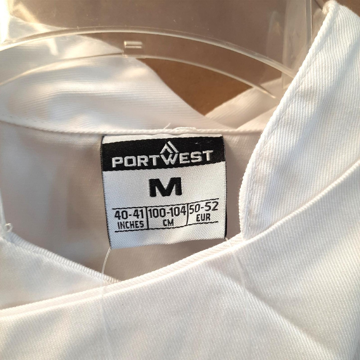 PORTWEST C834 - Somerset Kochjacke, 1 Stück, M, Weiss, C834WHRM