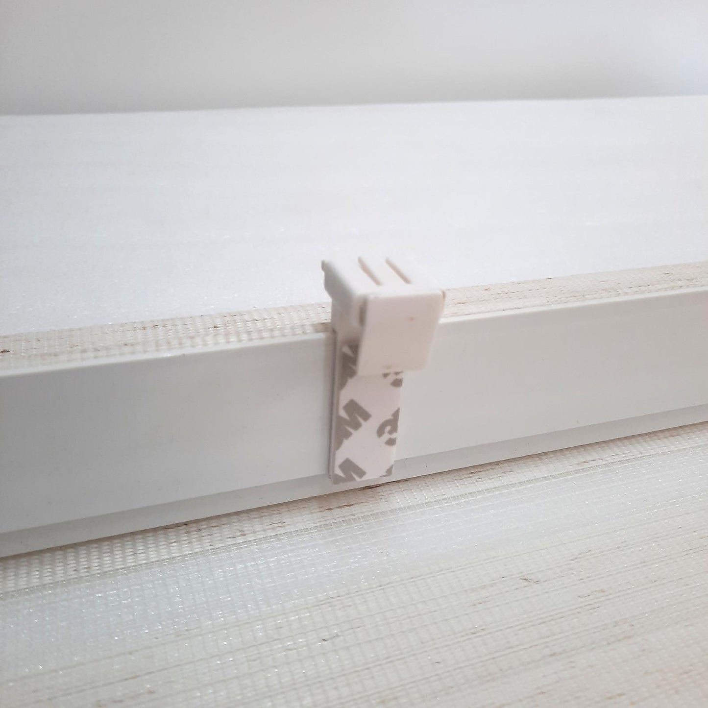 Blindecor Doppelrollo Duo Rollo Fensterdekoration Indus Klemmfix Leinfarben 60 x 130 cm für Fensterstoffgröße 57 x 125 cm