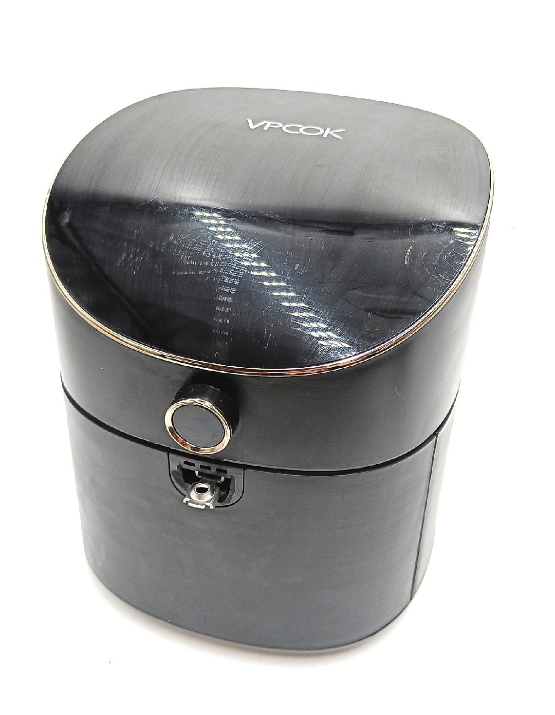 Vpcok DirectHeißluftfritteuse XXL Friteuse Heißluftfriteuse 5,5L Air Fryers 15 Programmen Airfryer Heisluftfritöse Heißluftfritteuse  mit digitalem LED-Touchscreen/Vorheizen&Warmhalten/Rezept(MEHRWEG)