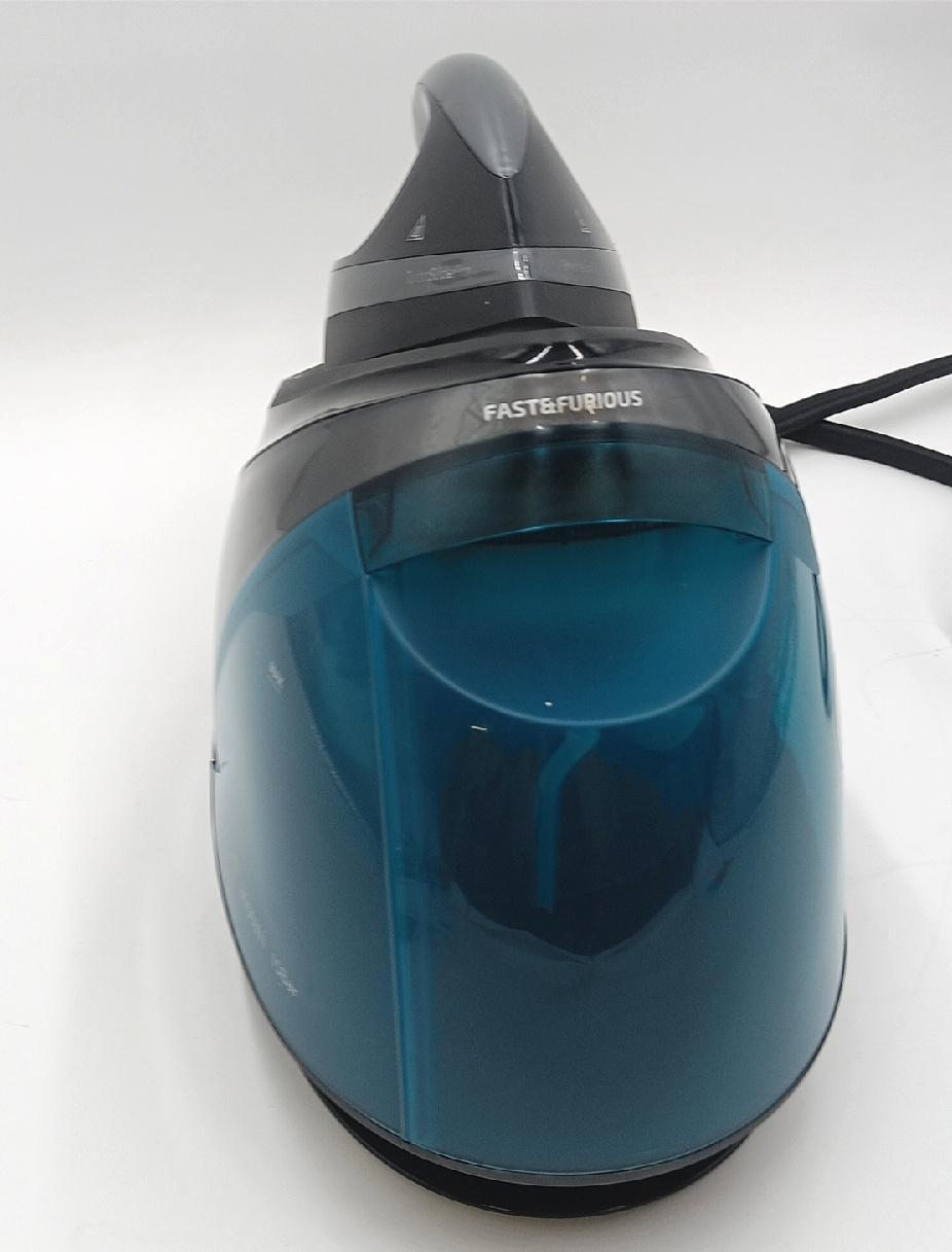 Cecotec Centro de Planchado Fast&Furious 8060 Ultra. 3000 W, 10 Bares de Presión, Revestimiento de Óxido de Titanio, Golpe de vapor de 750 g/min, 175 g/min de vapor continuo, Gris; Negro; Azul