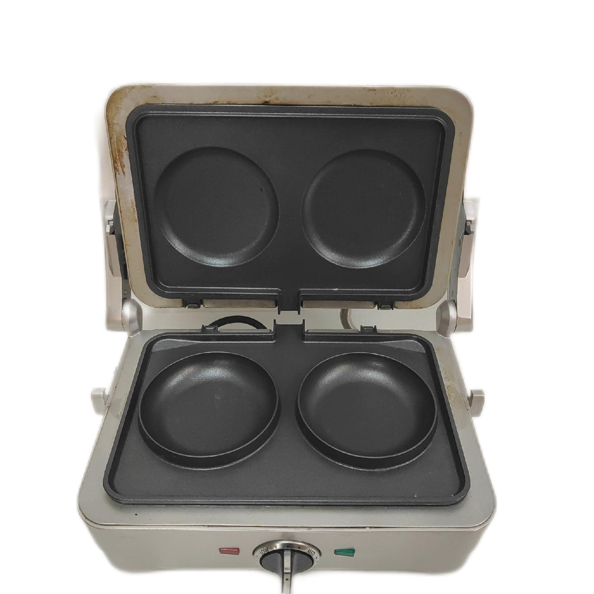 Cuisinart Grill Waffel Omelette Maker Kontaktgrill Waffeleisen Tischgri - Defekt