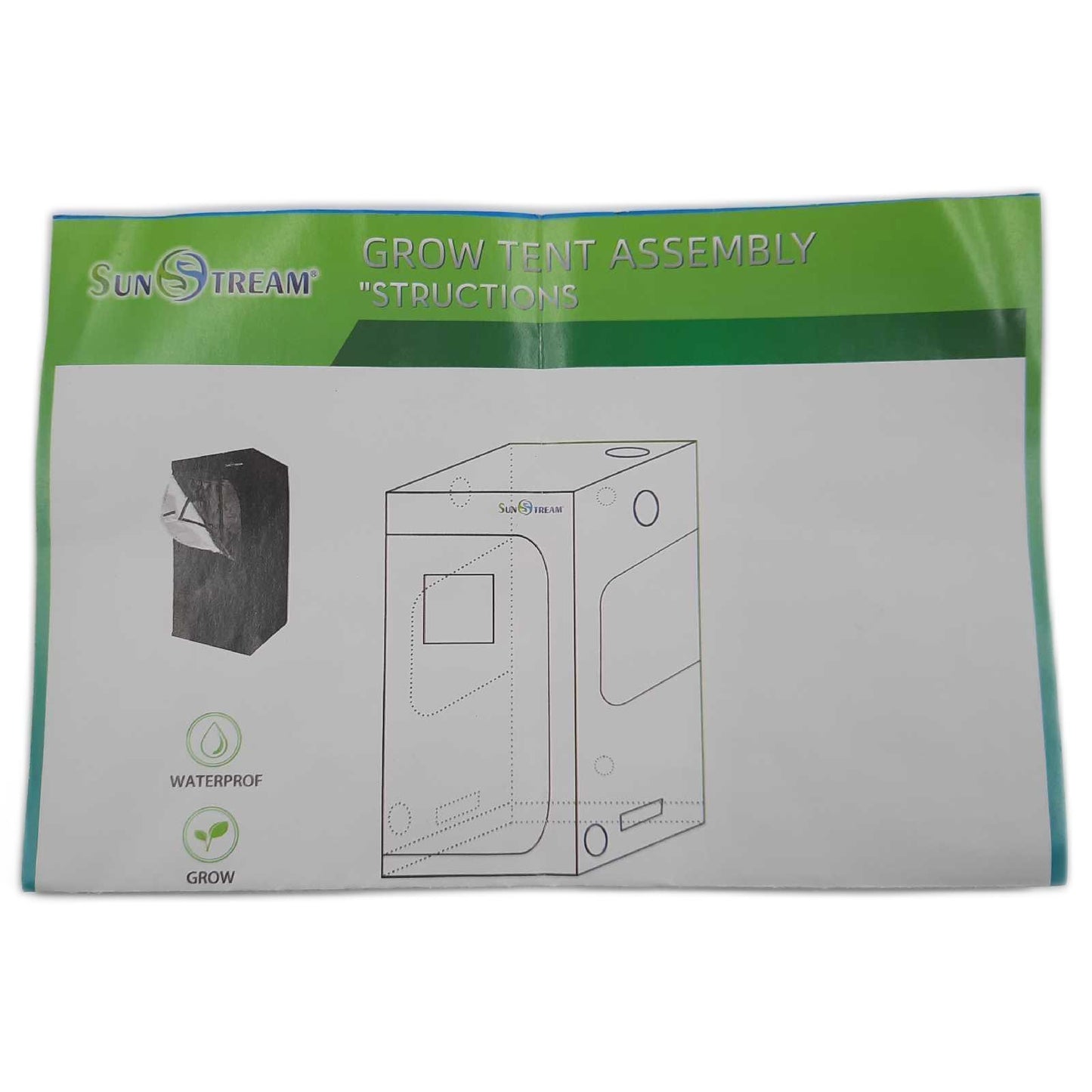 SunStream Hydrokulturzelt Pflanzenaufzucht Innenpflanzen Grow Room wasserabweisend Optimal