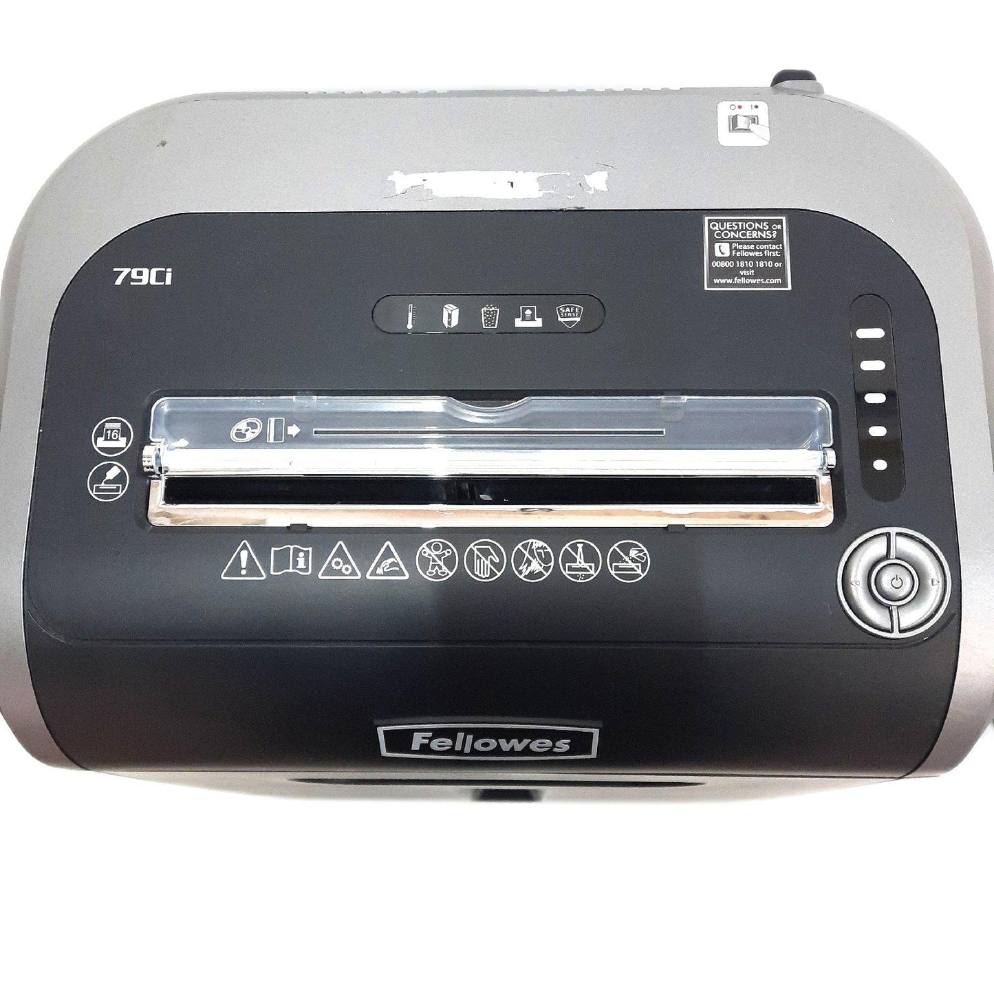 Fellowes Destructeur De Documents 79Ci Destructeur De Papier Agrafes Po - Defekt