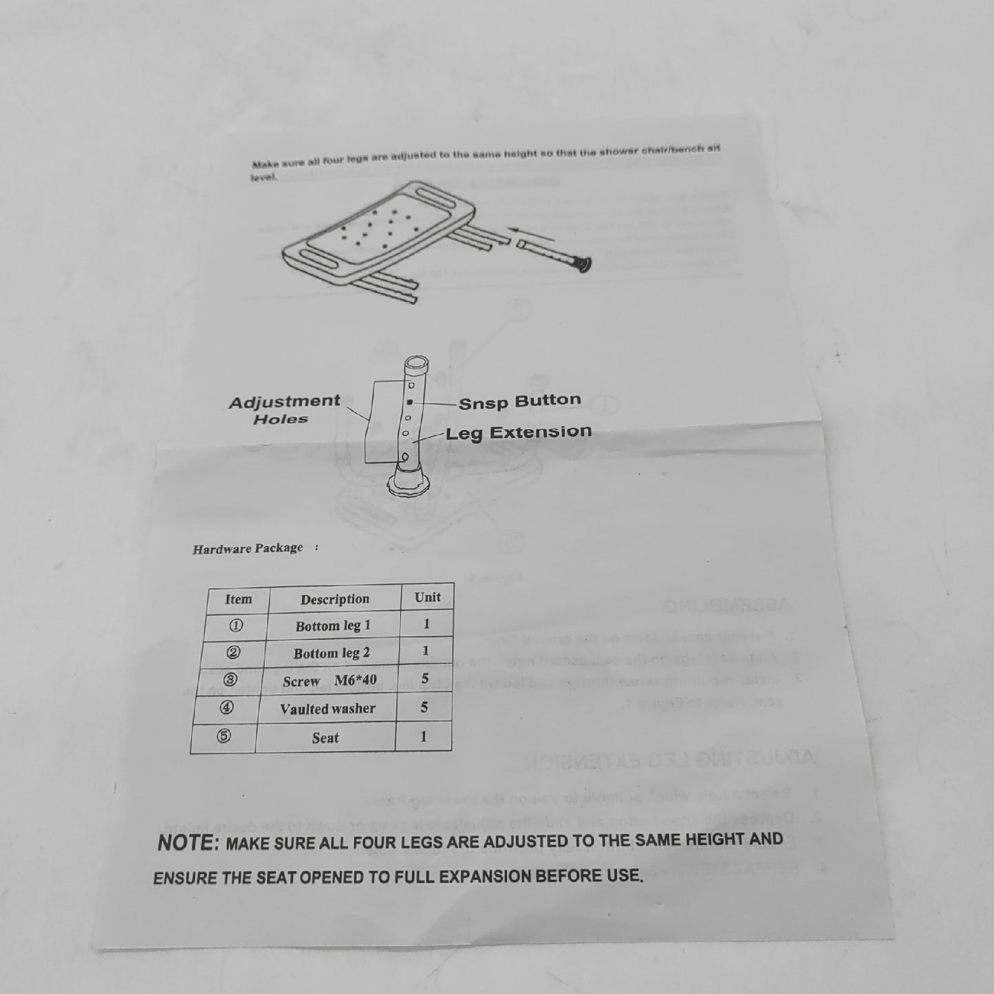 Cablematic Duschhocker Badezimmer Sitz ergonomisch höhenverstellbar Komfort für Senioren und Pflege