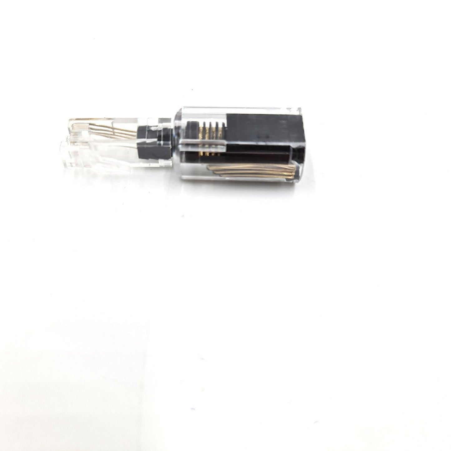 MediaRange Adapter Telefonzubehör Anti Twist Adapter für Telefone schwarz transparent Kabelschutz