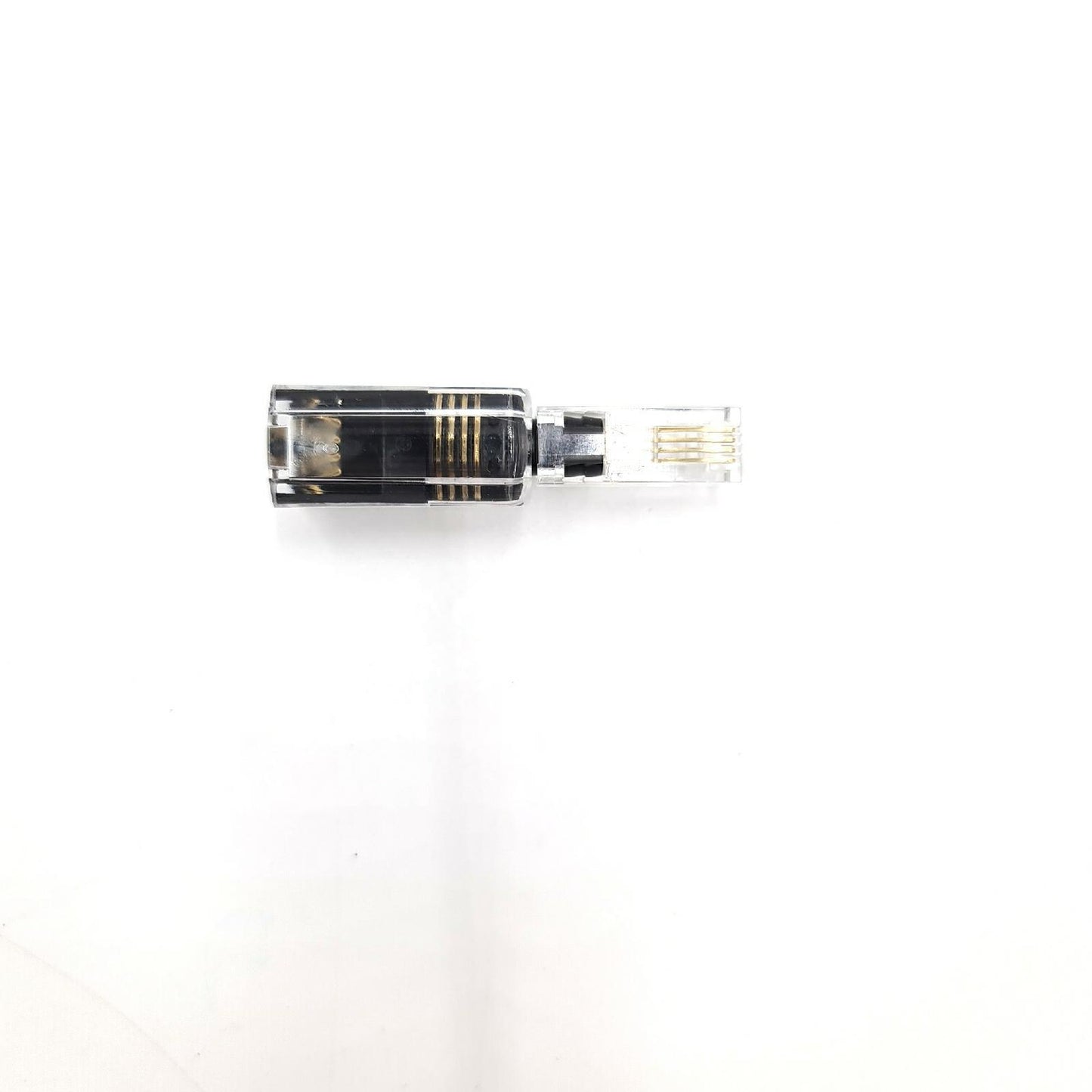 MediaRange Adapter Telefonzubehör Anti Twist Adapter für Telefone schwarz transparent Kabelschutz