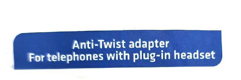 MediaRange Adapter Telefonzubehör Anti Twist Adapter für Telefone schwarz transparent Kabelschutz