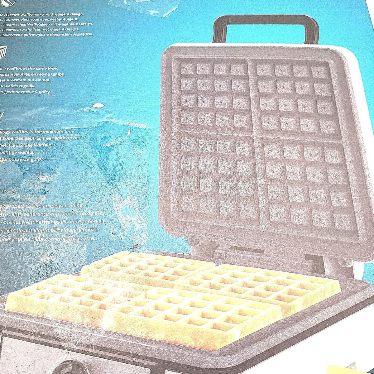 Cecotec Waffeleisen Küchengeräte Fun Gofrestone 4Inox