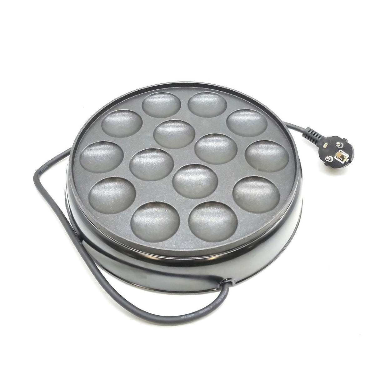 Bestron Poffertjes Platte antihaftbeschichtet 800W schwarz Frühstücksgerät Poffertjesmaker
