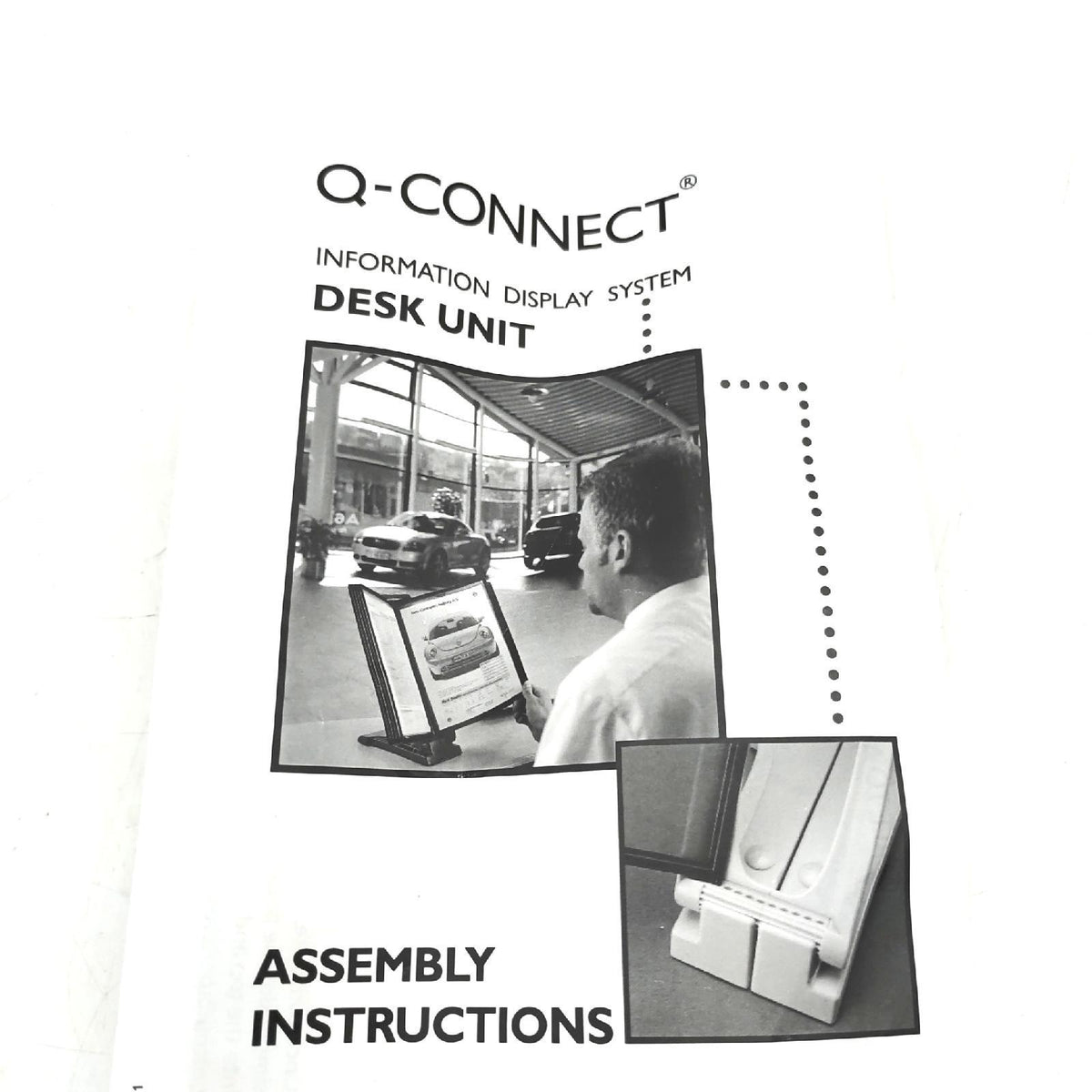 Q-Connect KF04596 Schreibtisch-Sichttafelsystem