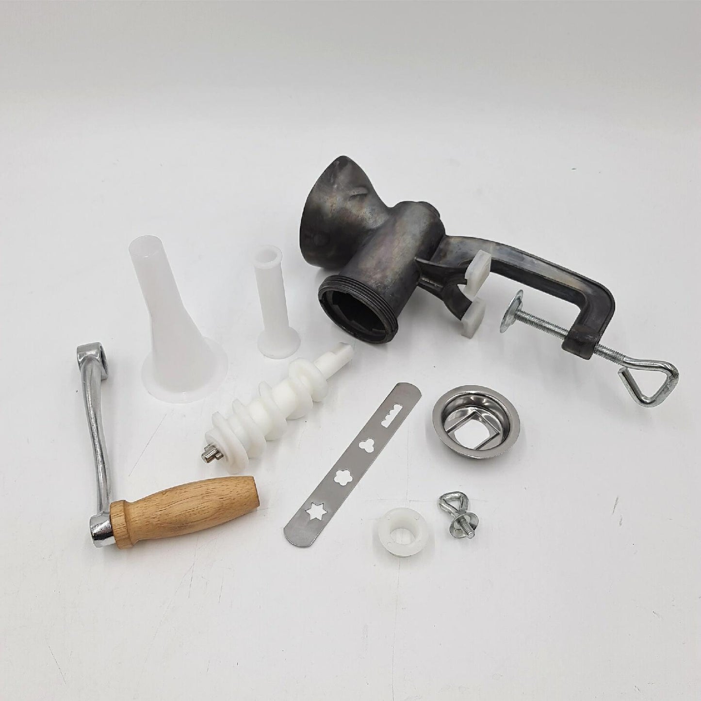 Metaltex 251721010 Jack Fleischwolf Alu Größe 5 Aluguss Silber Zubehör fehlt