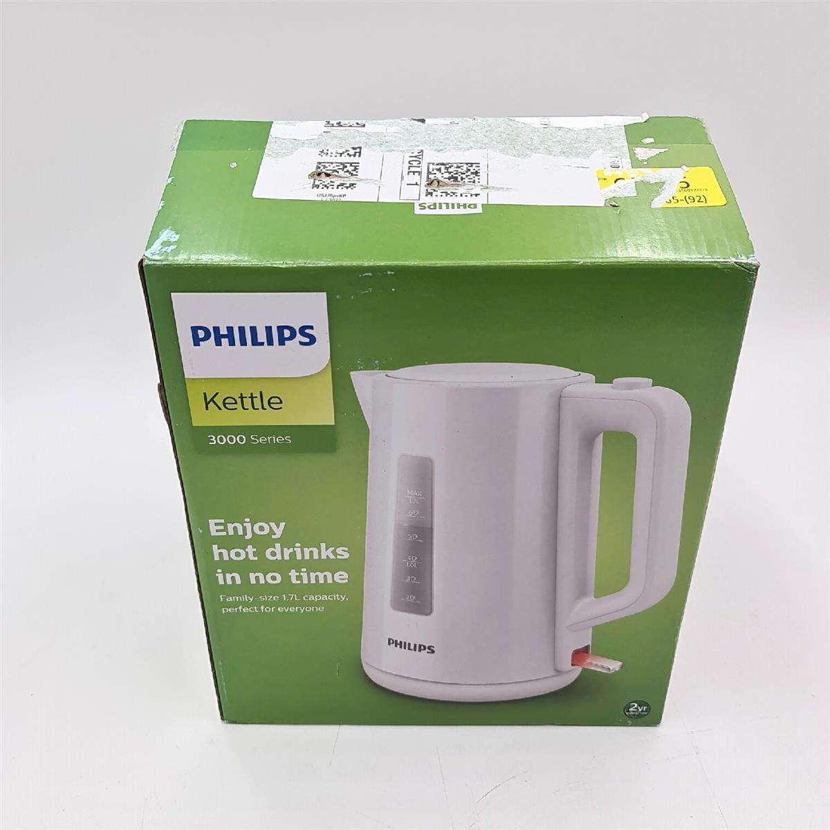 Philips HD931800 Wasserkocher Serie 3000 17 l LED Anzeige Weiß elektrisch schnell