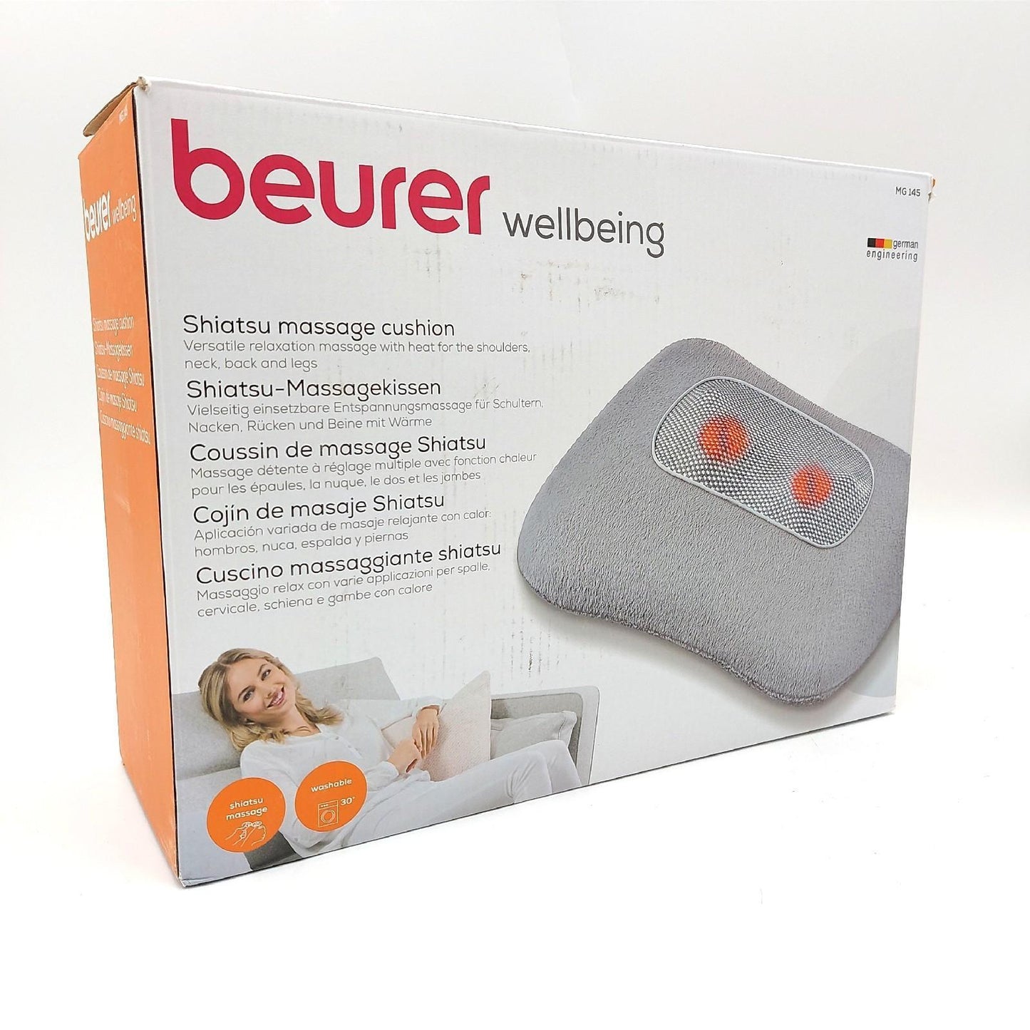 Beurer Massagegeraet Massagezubehoer MG 145 entspannend Rücken und Nacken
