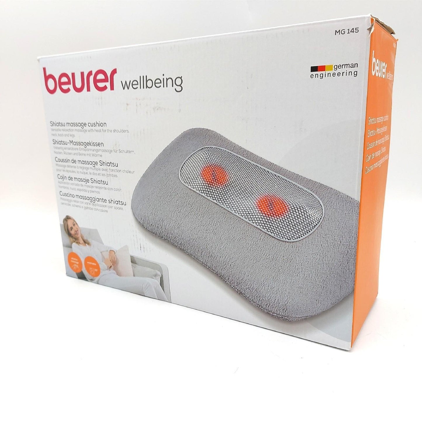 Beurer Massagegeraet Massagezubehoer MG 145 entspannend Rücken und Nacken