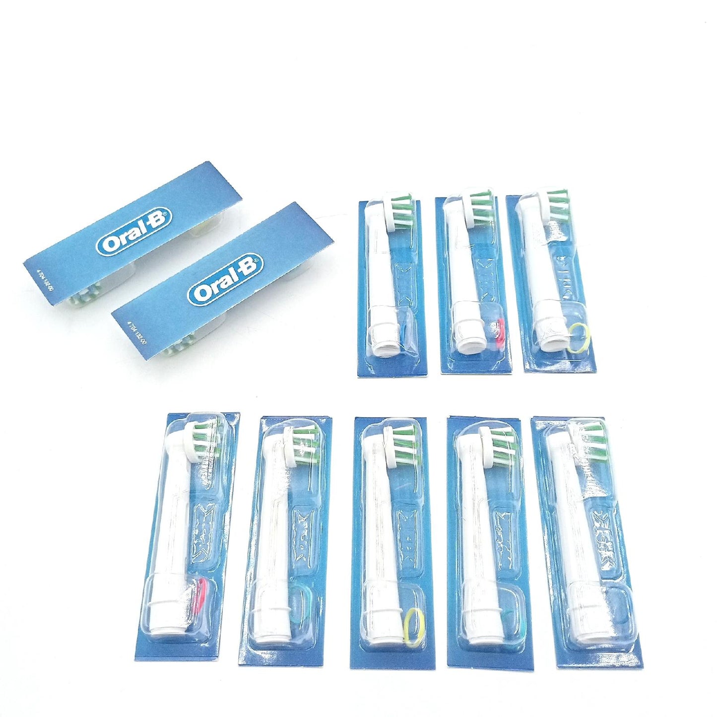 Oral B Ersatzbürsten Zahnpflege Zubehör Cross Action 10 Köpfe für Mund