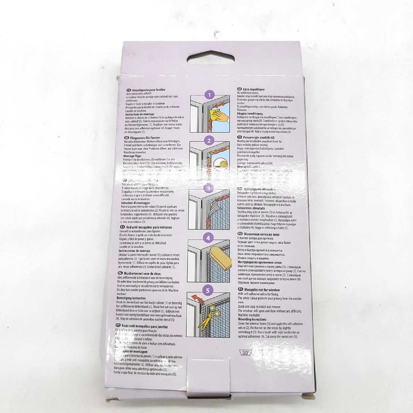 Metaltex Fliegengitterfenster Schutzgitter Fenster Fliegenschutz 130 x 150 cm Weiß Metall