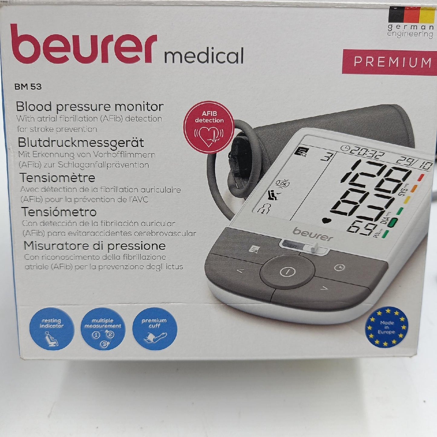 Beurer Blutdruckmessgerät Medizinische Geräte BM 53 Oberarm Manschette Präzision