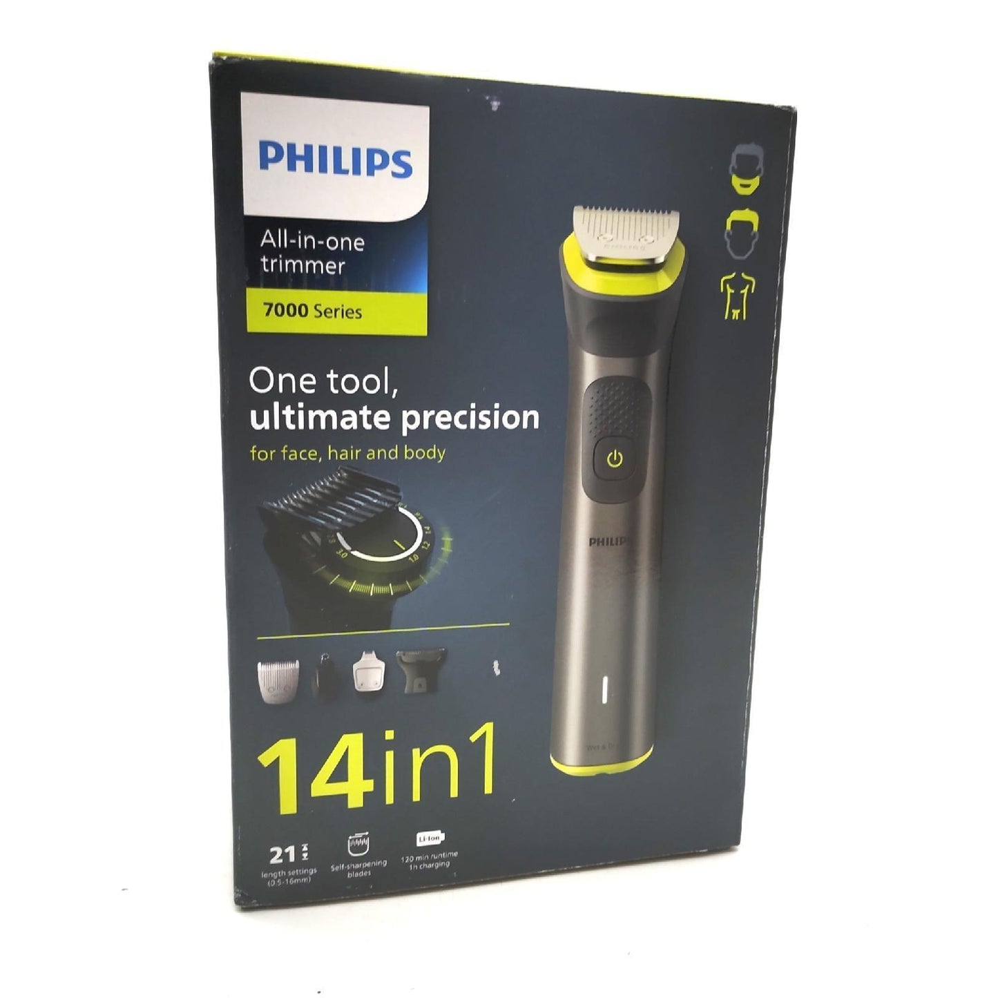 Philips Trimmer Pflegegeräte Multigroom Serie 7000 14in1 umfassend vielseit