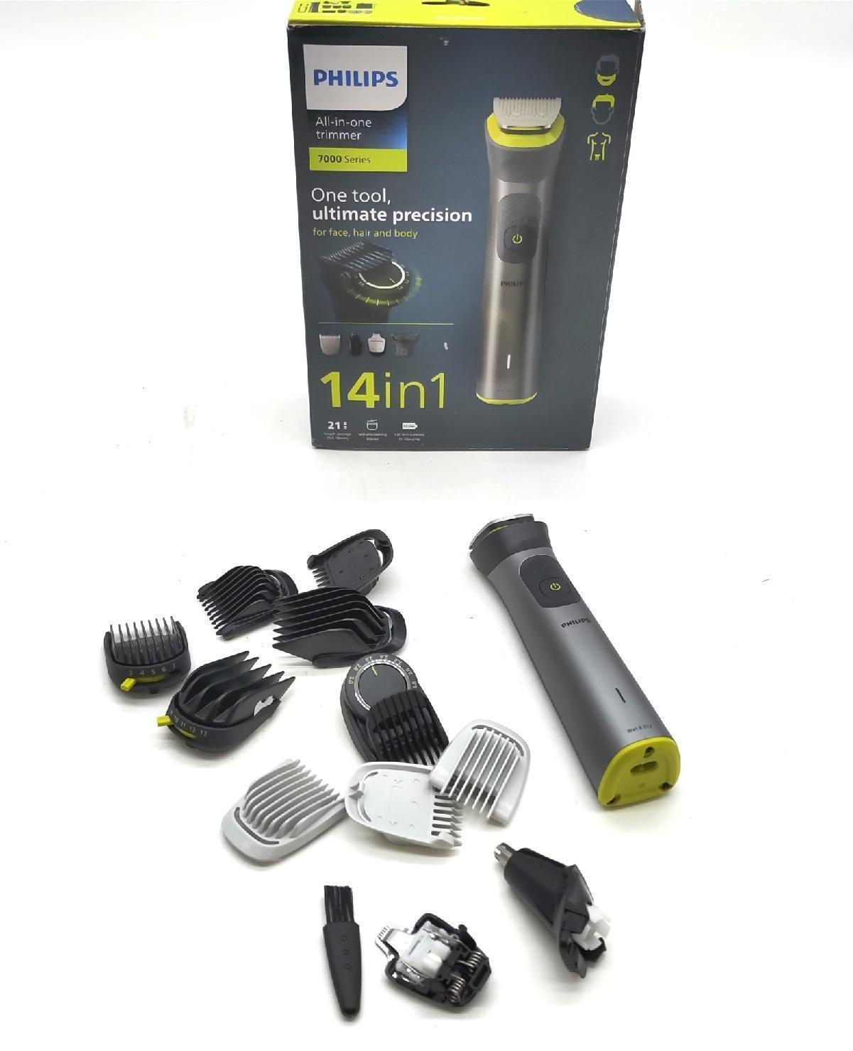 Philips Trimmer Pflegegeräte Multigroom Serie 7000 14in1 umfassend vielseit