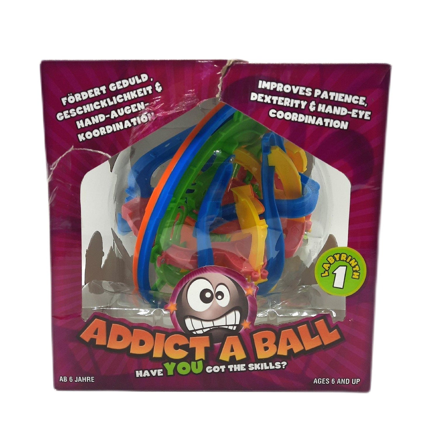 ADDICTABALL 3D Kugellabyrinth Spielzeug Geschicklichkeit 3D Puzzle