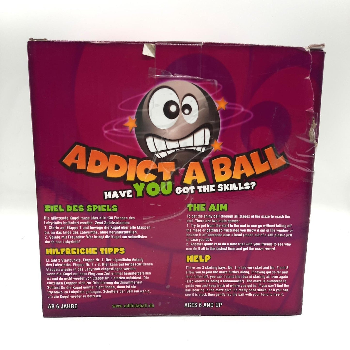 ADDICTABALL 3D Kugellabyrinth Spielzeug Geschicklichkeit 3D Puzzle