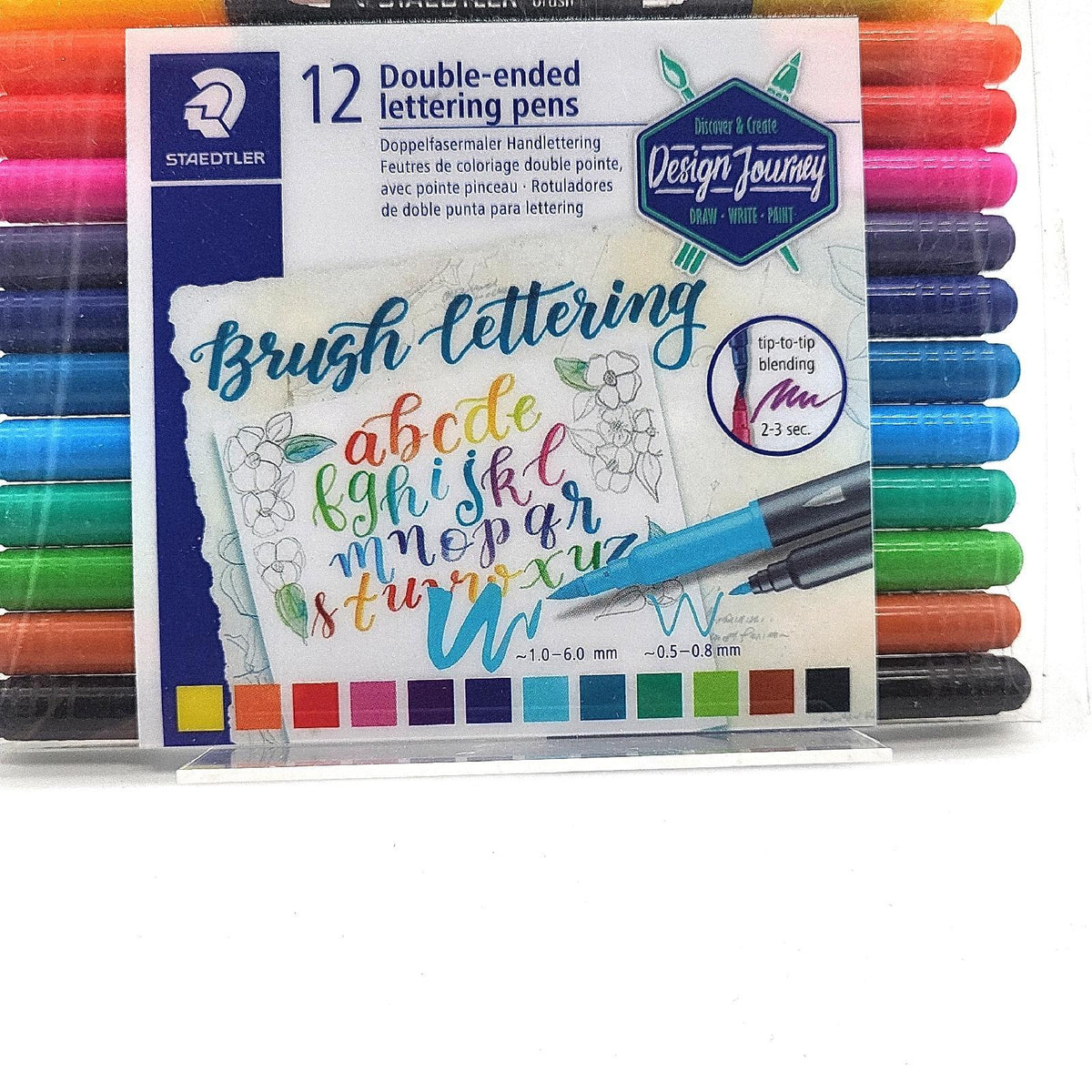 STAEDTLER 3004 Doppelfasermaler Handlettering – 12er Set