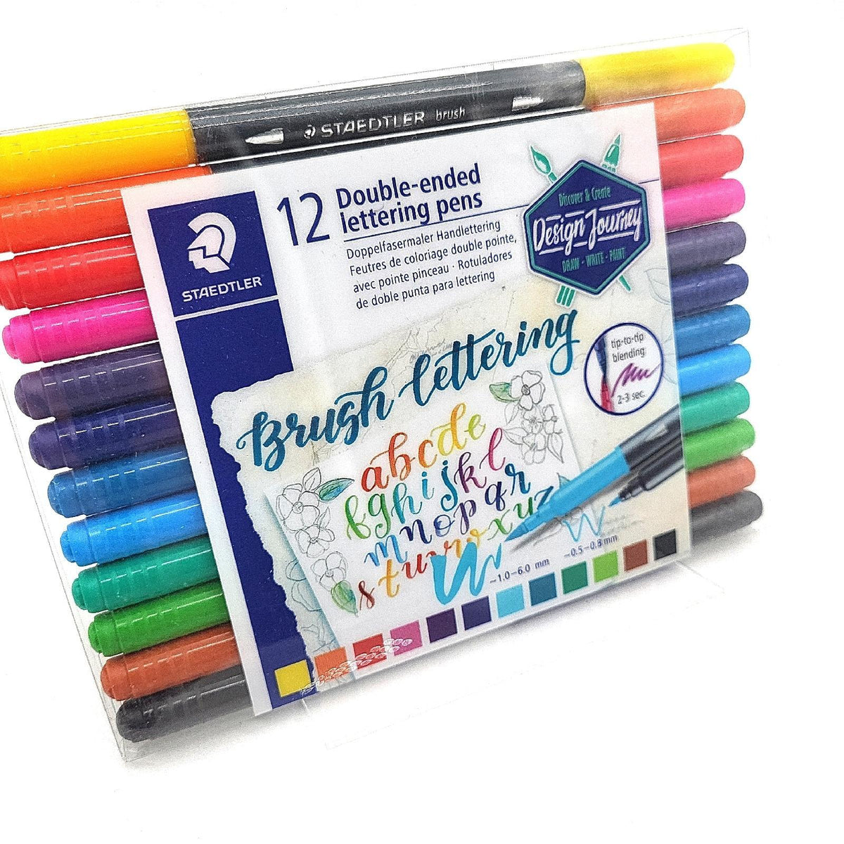 STAEDTLER 3004 Doppelfasermaler Handlettering – 12er Set