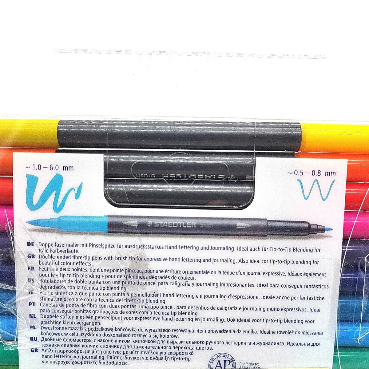 STAEDTLER 3004 Doppelfasermaler Handlettering – 12er Set