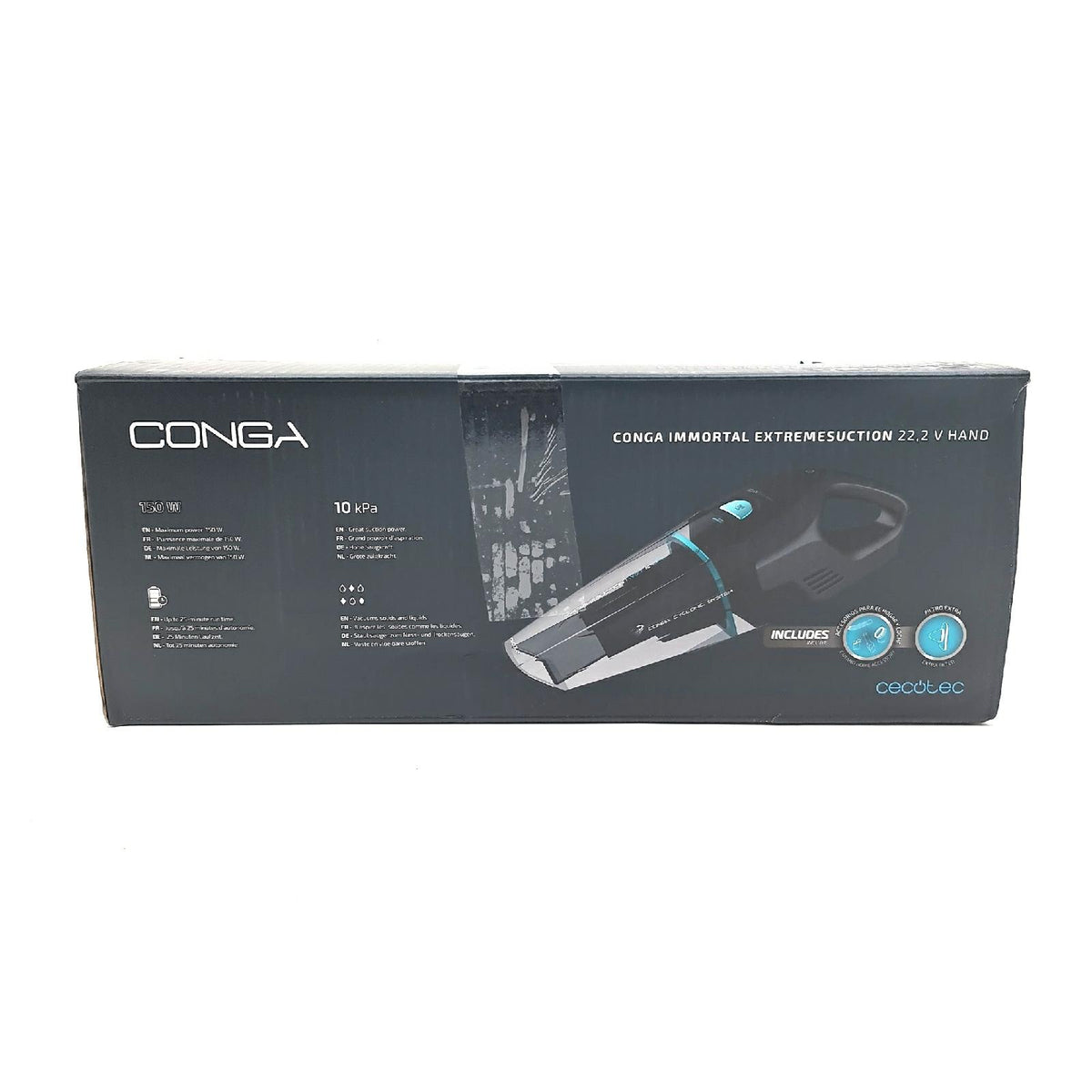 Cecotec Staubsauger Haushalt Conga Immortal ExtremeSuction kraftvoll kabellos