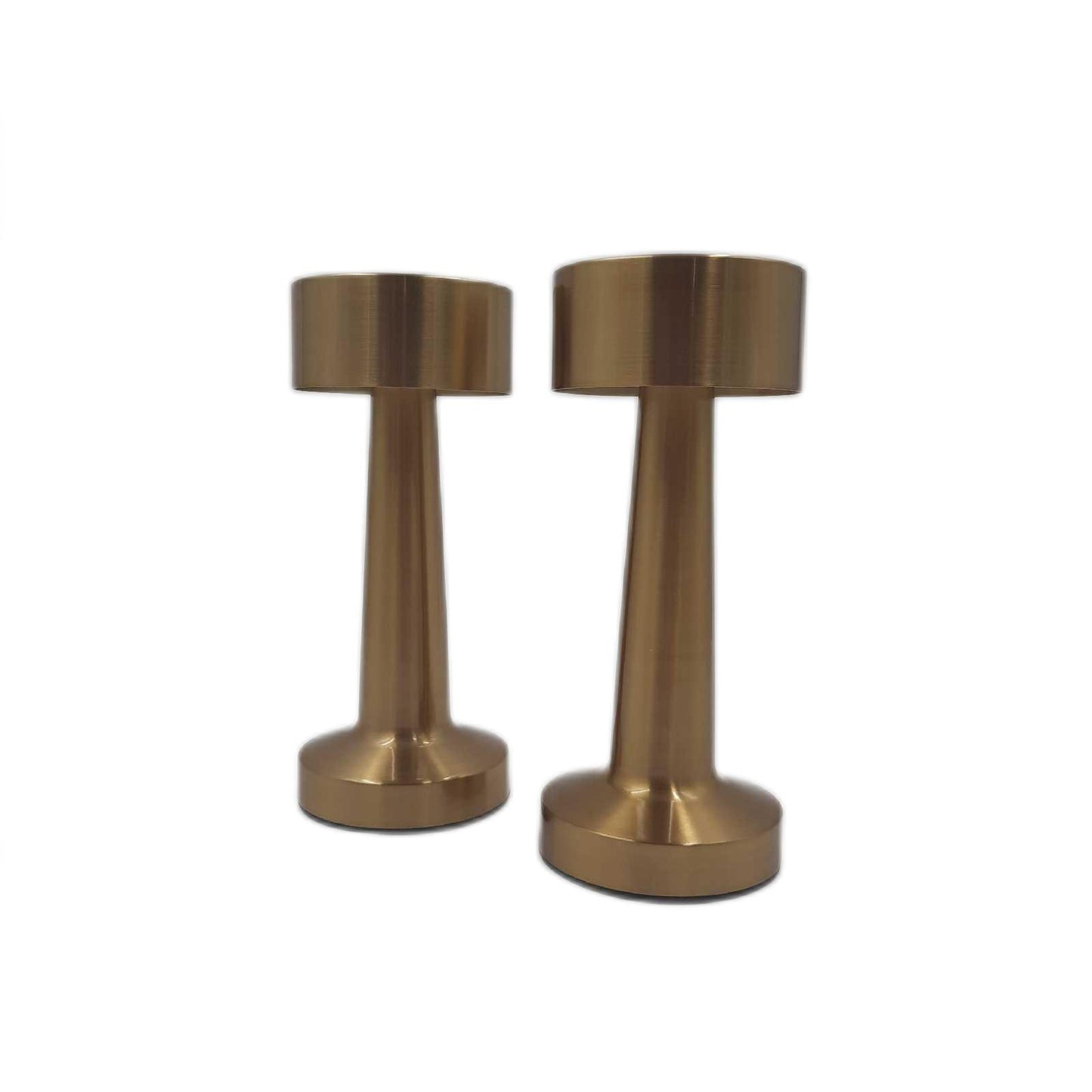Fivtsme Tischlampe Beleuchtung Touch LED Tischleuchte Gold Kabellos modern elegant
