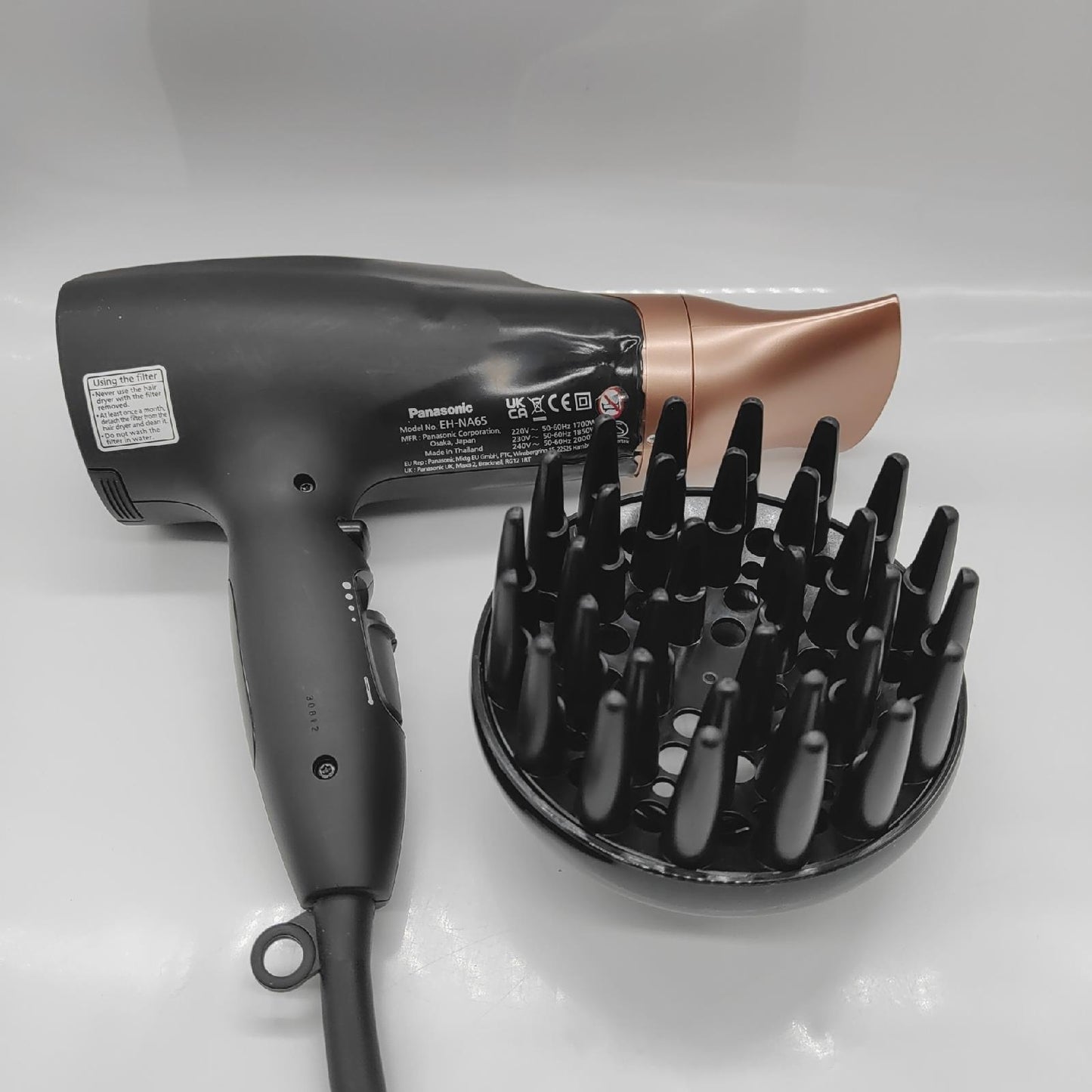 Panasonic EH NA9J Haartrockner Nanoe Technologie 4 Modi Haare Gesicht K - Defekt
