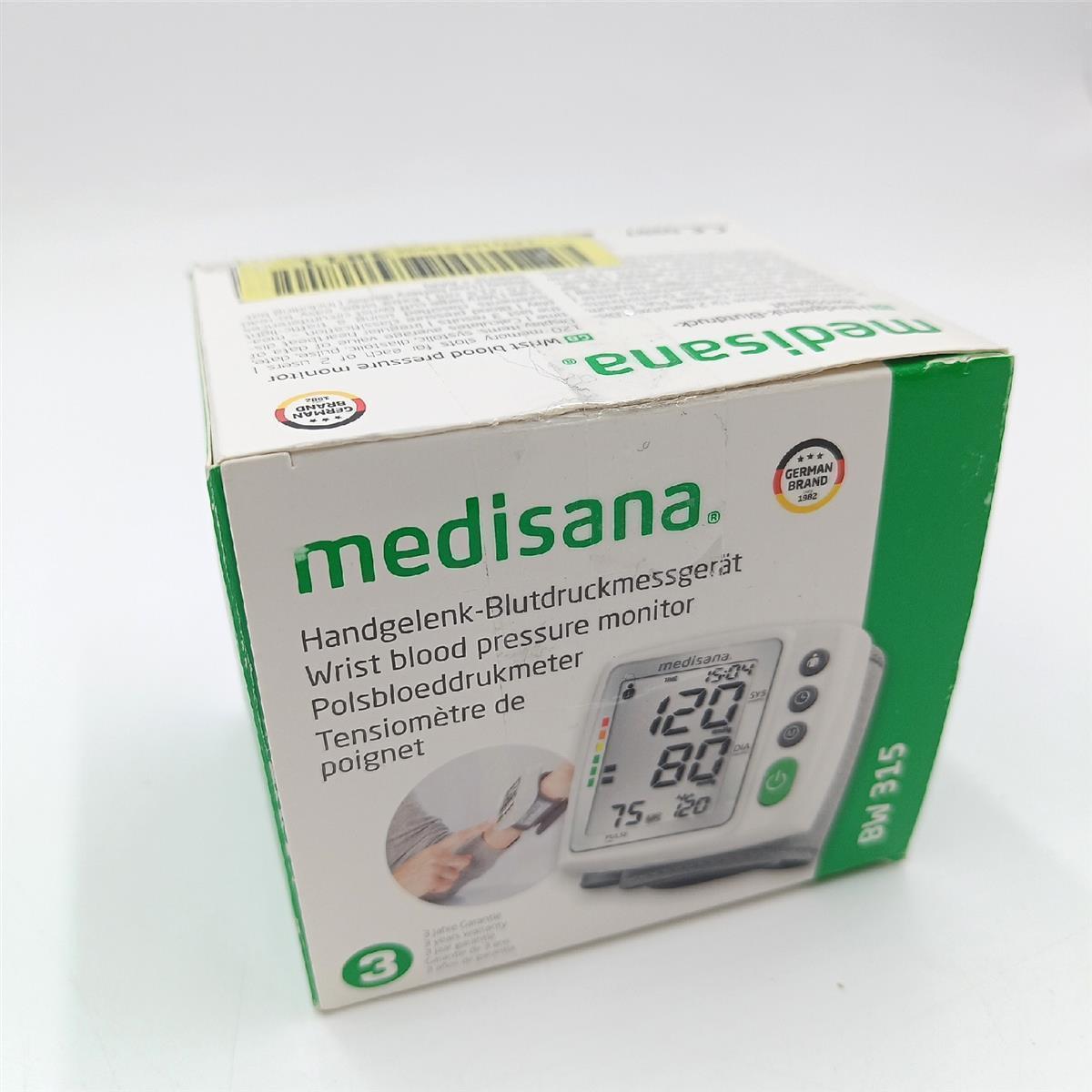 Medisana BW 315 Handgelenk Blutdruckmessgerat Blutdruck Pulsmessung Präzise Gesundheit