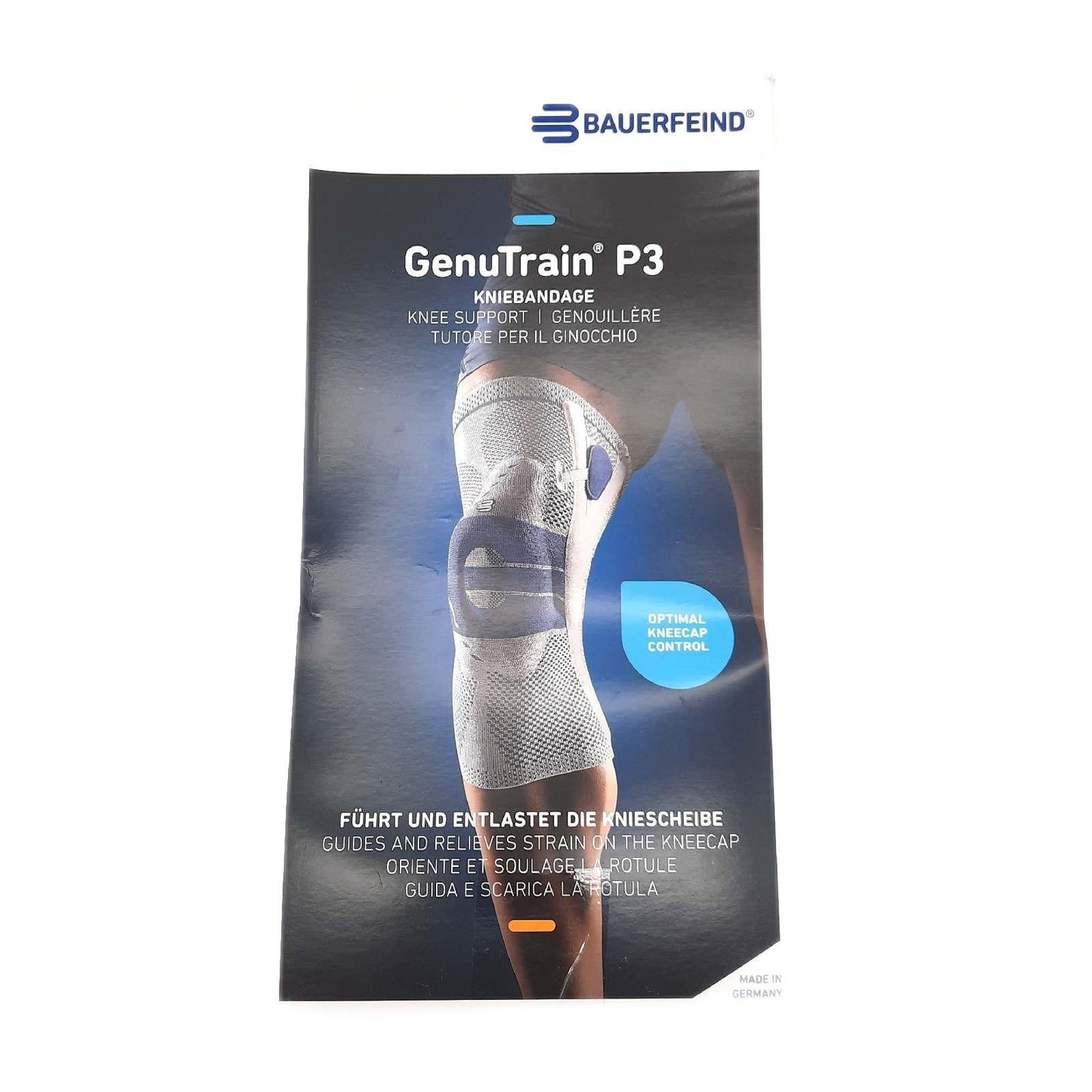 Bauerfeind Knieschiene orthopädische Sportmittel GenuTrain P3