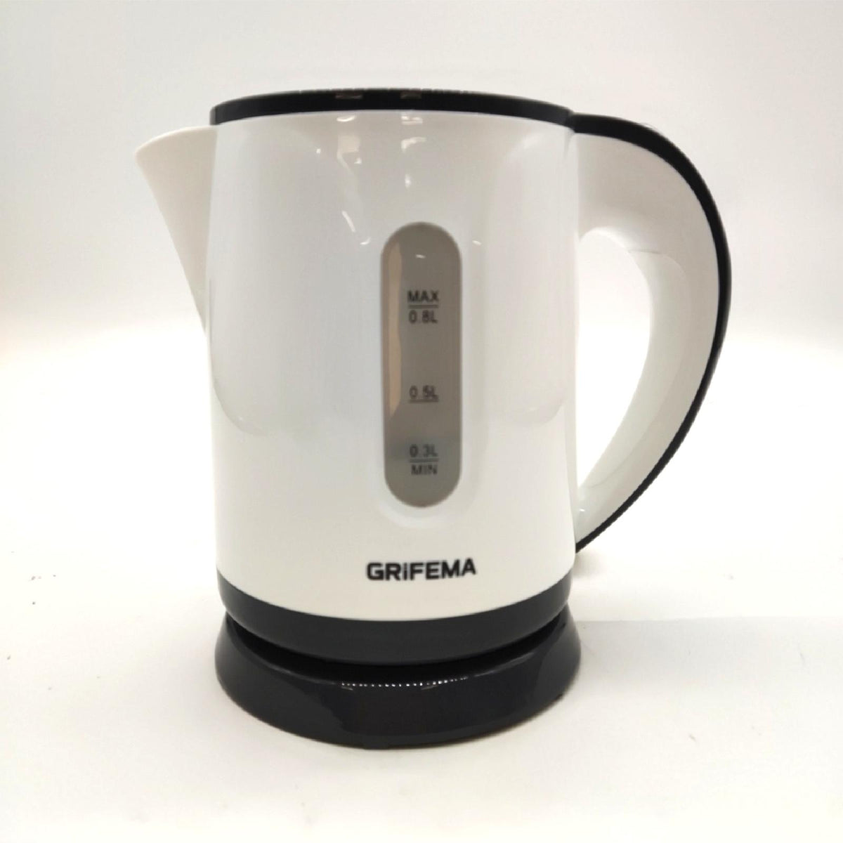 GRIFEMA Elektrischer Wasserkocher 1100 W 0,8 Liter Schnellkocher Kompakt;