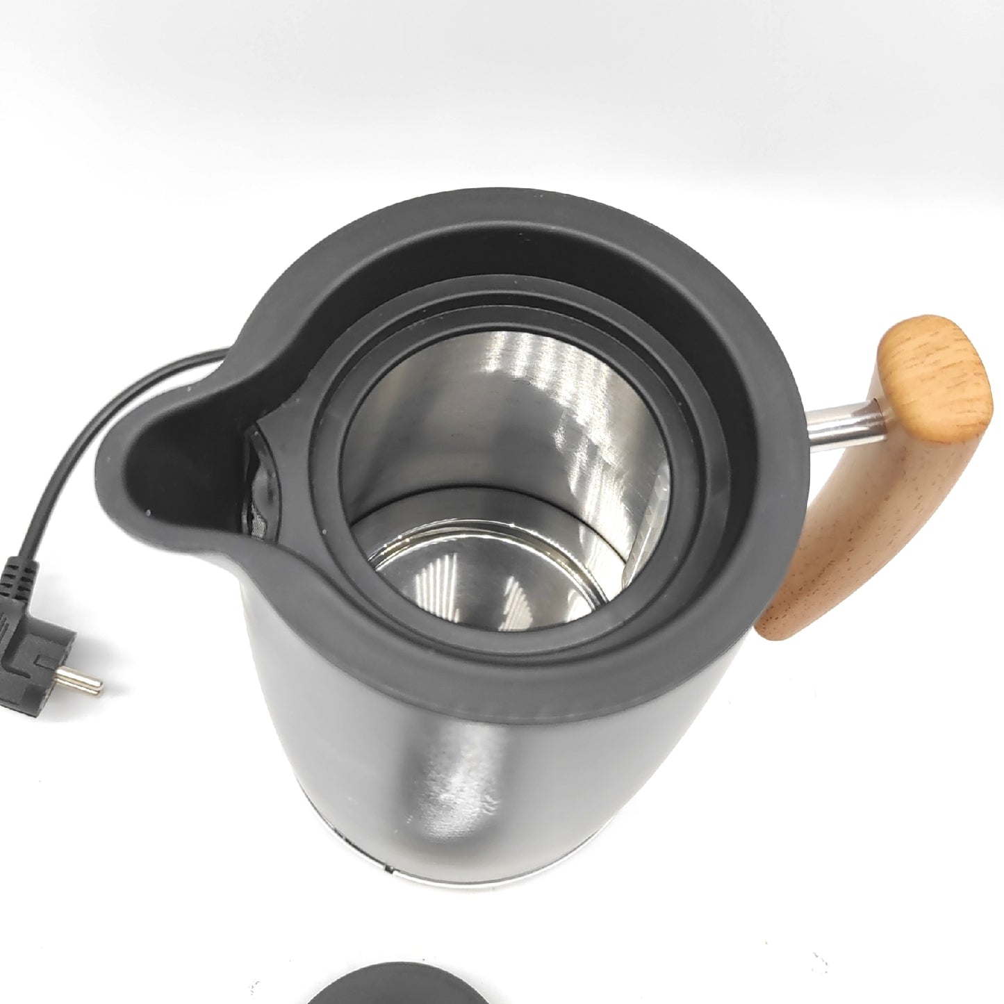 Cecotec Wasserkocher Haushaltstechnik Thermosense 400 Black Woody Leistungsstark 170 Liter 3000 Watt